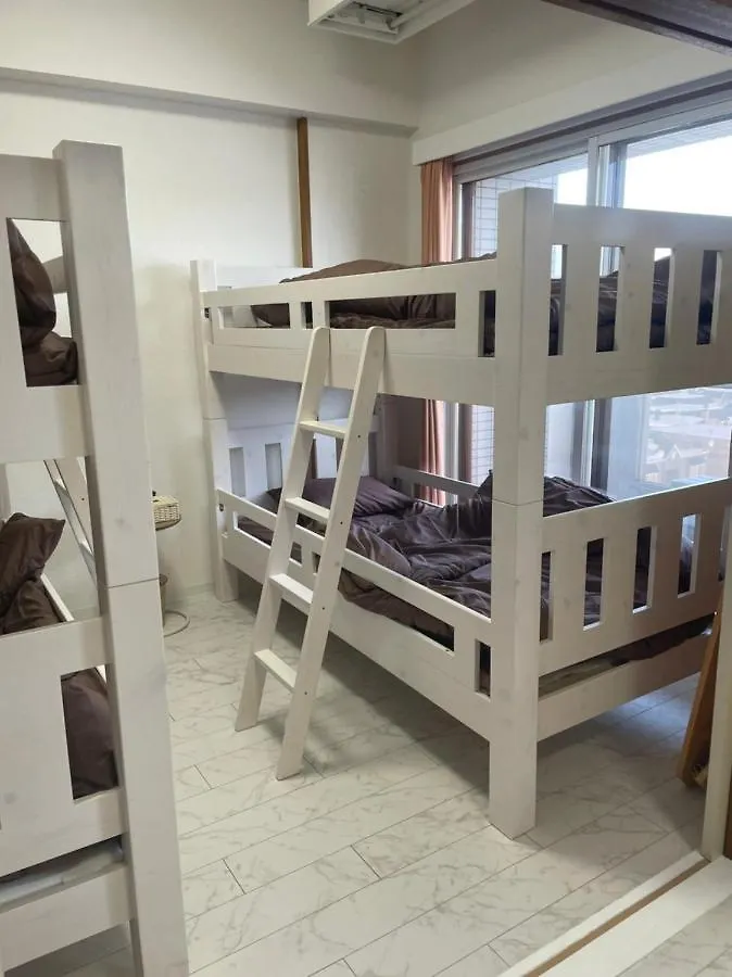 Apartment 500M Sta .7人ppl. Free Portable Wifi ,Near Super Market Shinkotoni